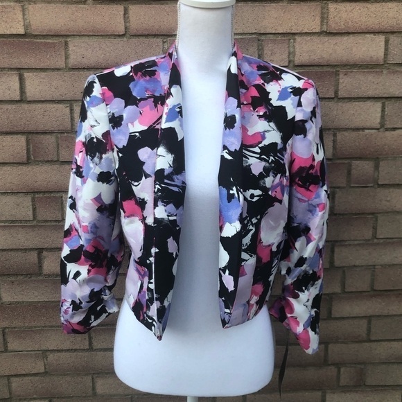 Evan-Picone Floral Blazer Size 10 NWT - Picture 3 of 11